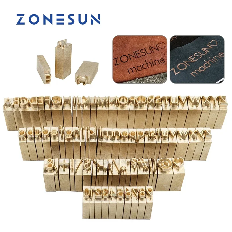 zonesunカスタムレタースタンプ、パーソナライズされたブランド刻印用加熱エンボス加工ツール（革用）