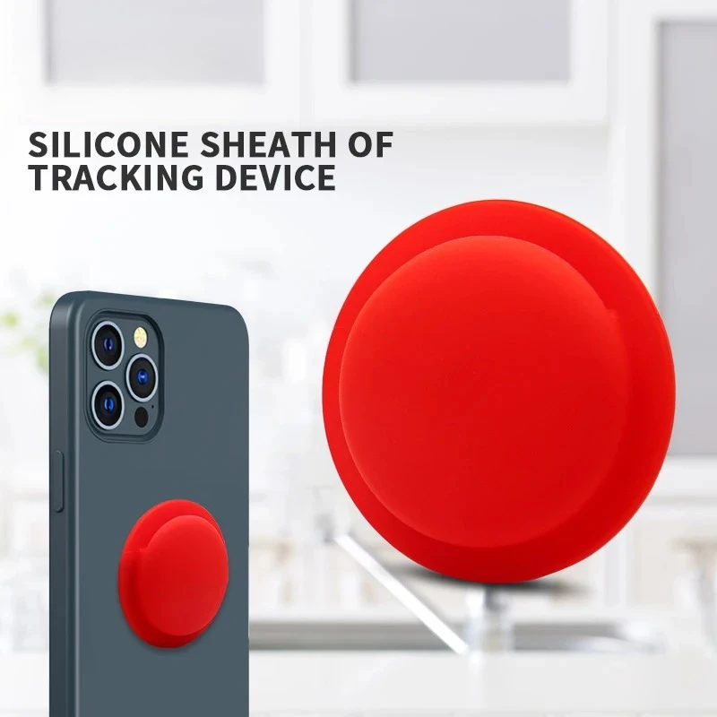 

Подходит для локатора мобильного телефона, силиконовый защитный чехол для Iphone, трекер с защитой от потери, защитный чехол, умные аксессуары