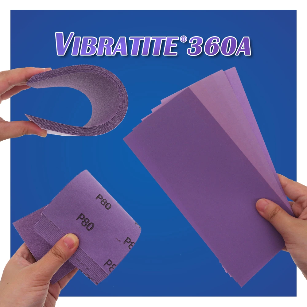 10 Pieces Purple Square Sandpaper 230*93mm Wet and Dry Sanding Paper for Automotive Polishing Paint Maintenance Grinding Tools