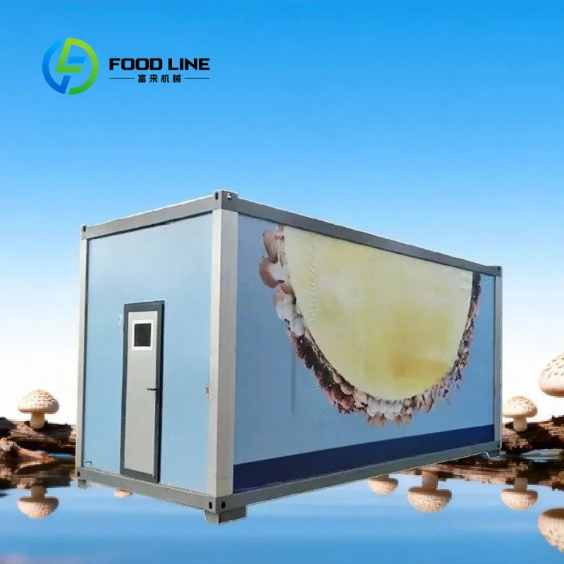 Customize Containerized Automatic Mushroom Grow Room with Motor Climate System for Oyster White Button Cultivation Farming