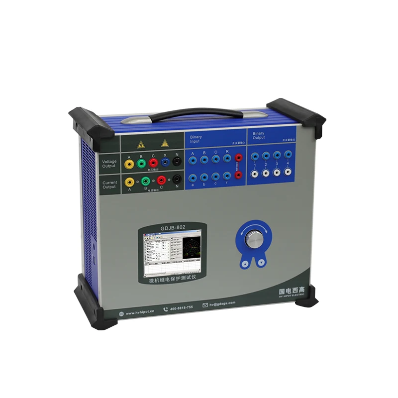 HVHIPOT Intelligents three phase secondary current injections test set GDJB-802 relay tester