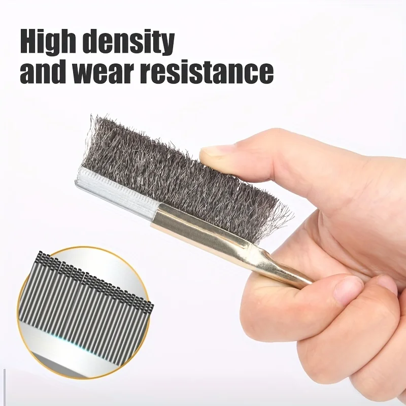 1pc Hicen Steel Wire Wheel Polishing Steel Wire Brush/ Abrasive Roller Brush for Wood Metal De-rusting remove Grinding Polishing