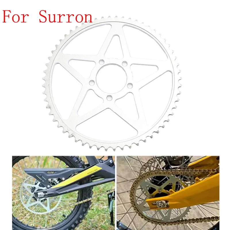 

Увеличенная цепная пластина заднего звездочки 58T для мотоцикла, подходит для электрического мотоцикла Surron Light Bee S и Light Bee X