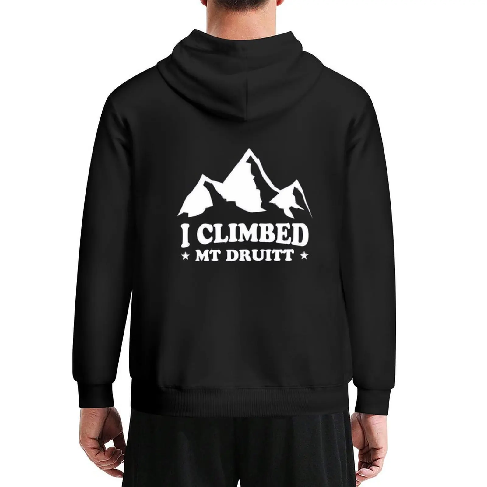 

I CLIMBED MT DRUITT Hoodie men's autumn clothes japanese style men's sweat-shirt male clothes mens hoodie