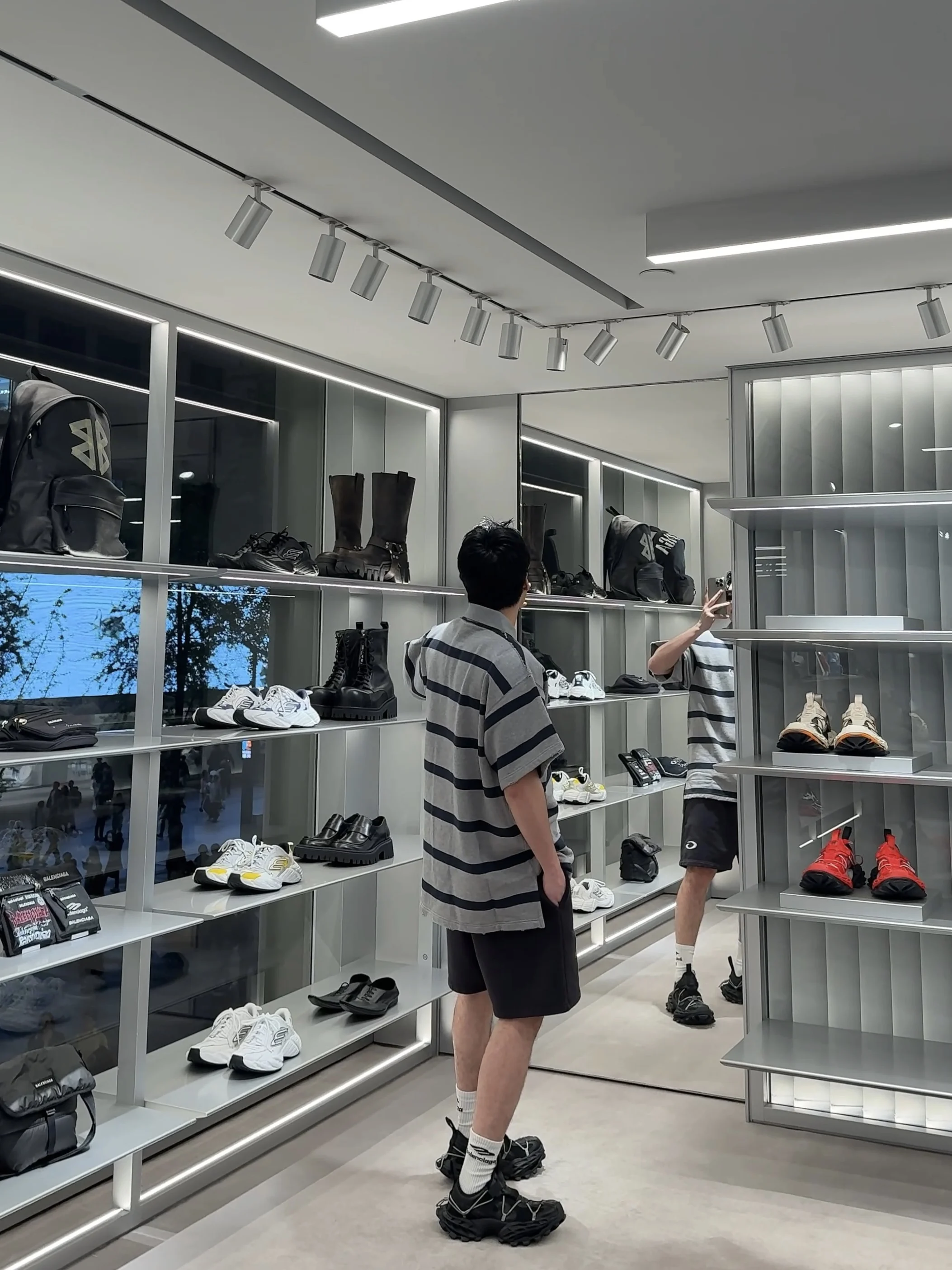 

Loose Fit Stripe irt ort Sve Casual Cotton Summer Faion ex Commute Suitable Basic ular Sle Turn-down C...