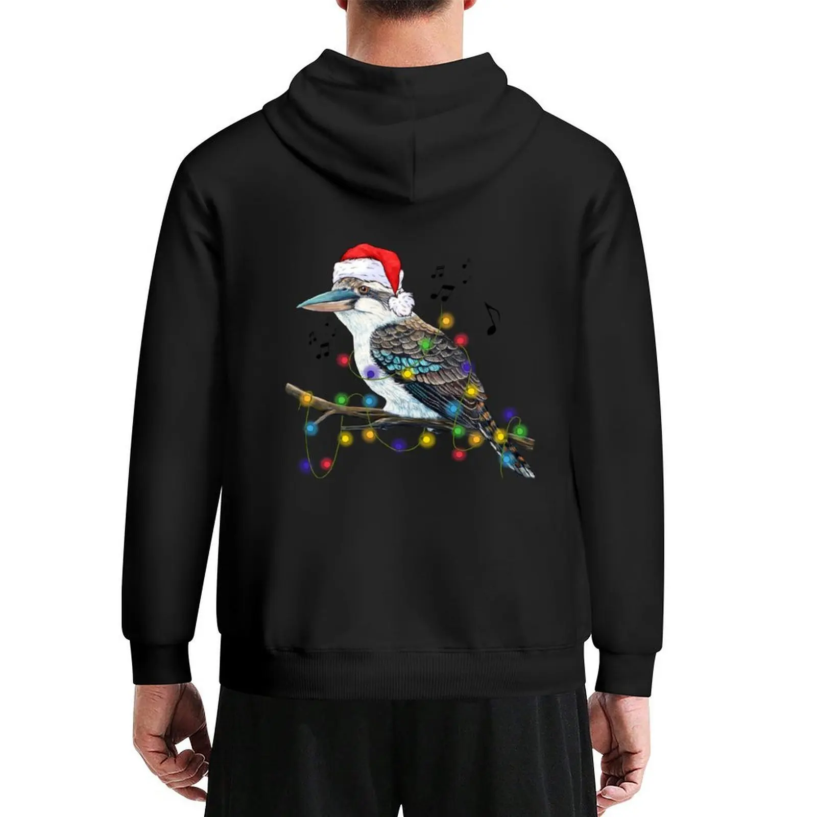 

Extra festive kookaburras - Xmas kookaburra Christmas Australia Men Woman kids Hoodie aesthetic clothing autumn hoodie