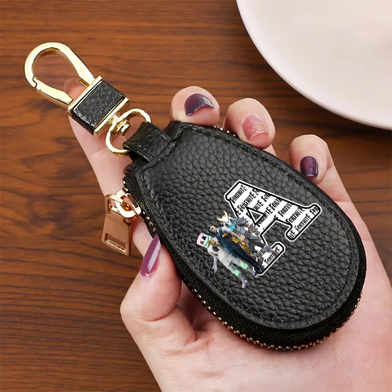 Fortnites – sac à clés pour hommes et femmes, sac de rangement pour porte-clés multifonction de grande capacité, Simple et petit ménage