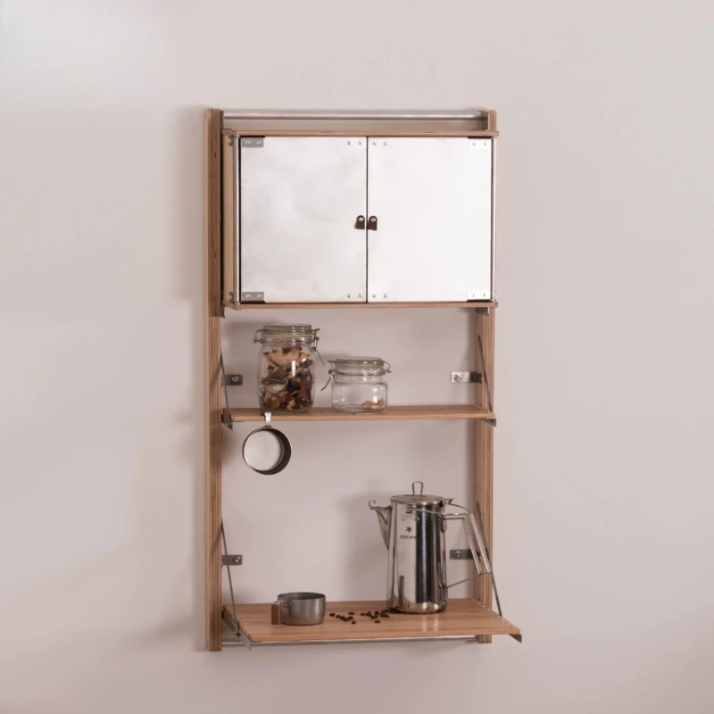 Wall multi-layer solid wood high value universal retro atmosphere minimalist home commercial