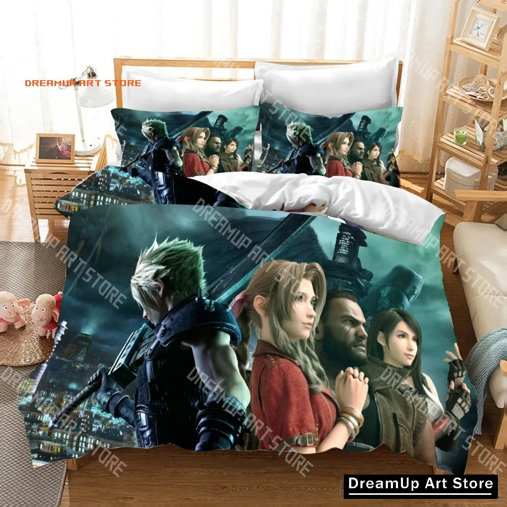 2026 Final Fantasy Duvet Love Child Duvet Cover Set HD Comforter Cover Bedclothes For Kids Bedding Sets Bedroom Decor