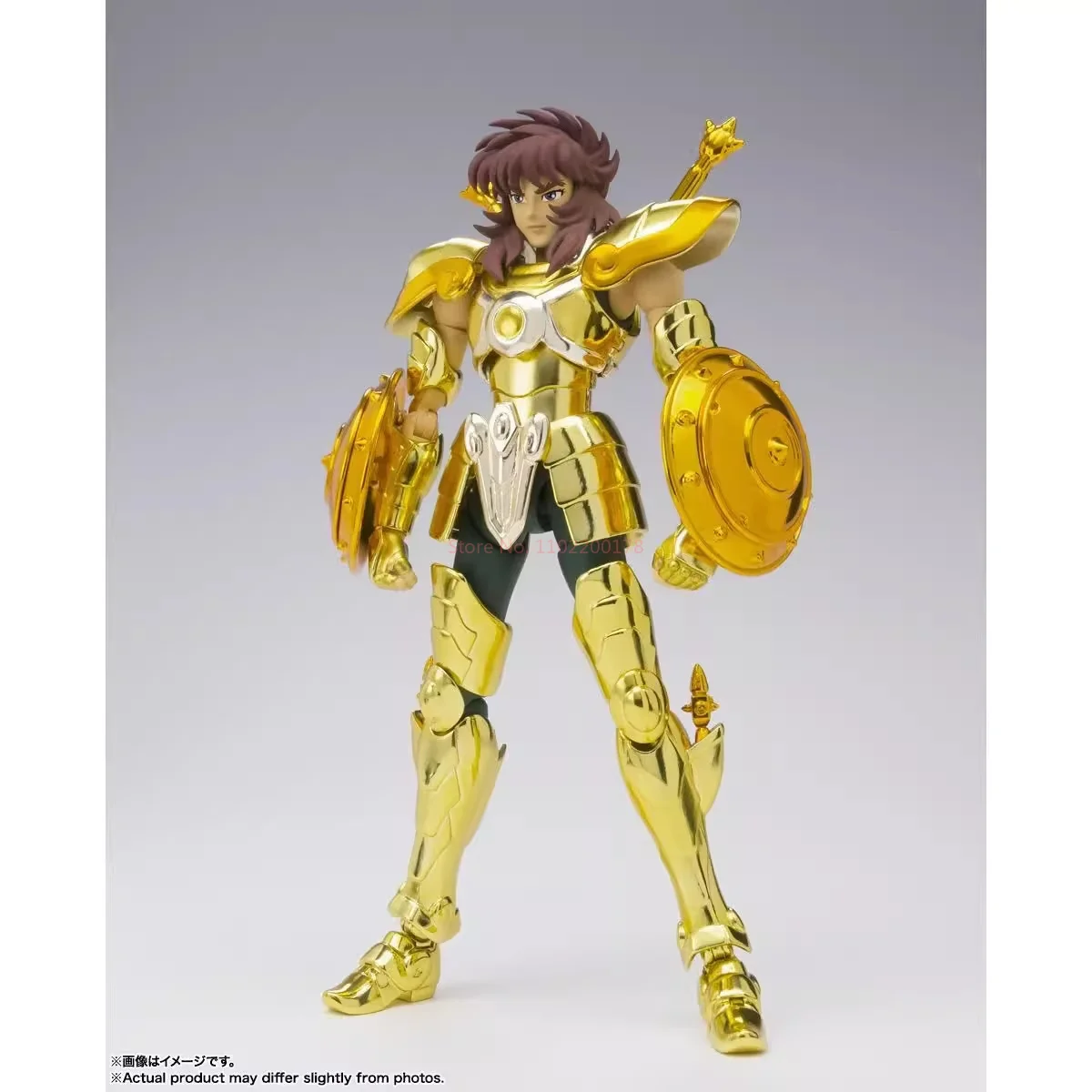 Bandai Genuine Saint Seiya Cloth Myth Ex Gold Action Figure Libra Douko Revival Ver Figurine Collection Anime Model Toy Gifts