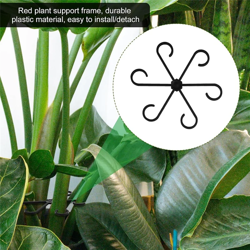 -A89Z 12 ชิ้น Plant Stem สนับสนุน 4 ขนาดดอกไม้ Stem Hook Stakes Trellis พืชปีนเขา Rack สําหรับ Plantfor ที่แตกต่างกัน
