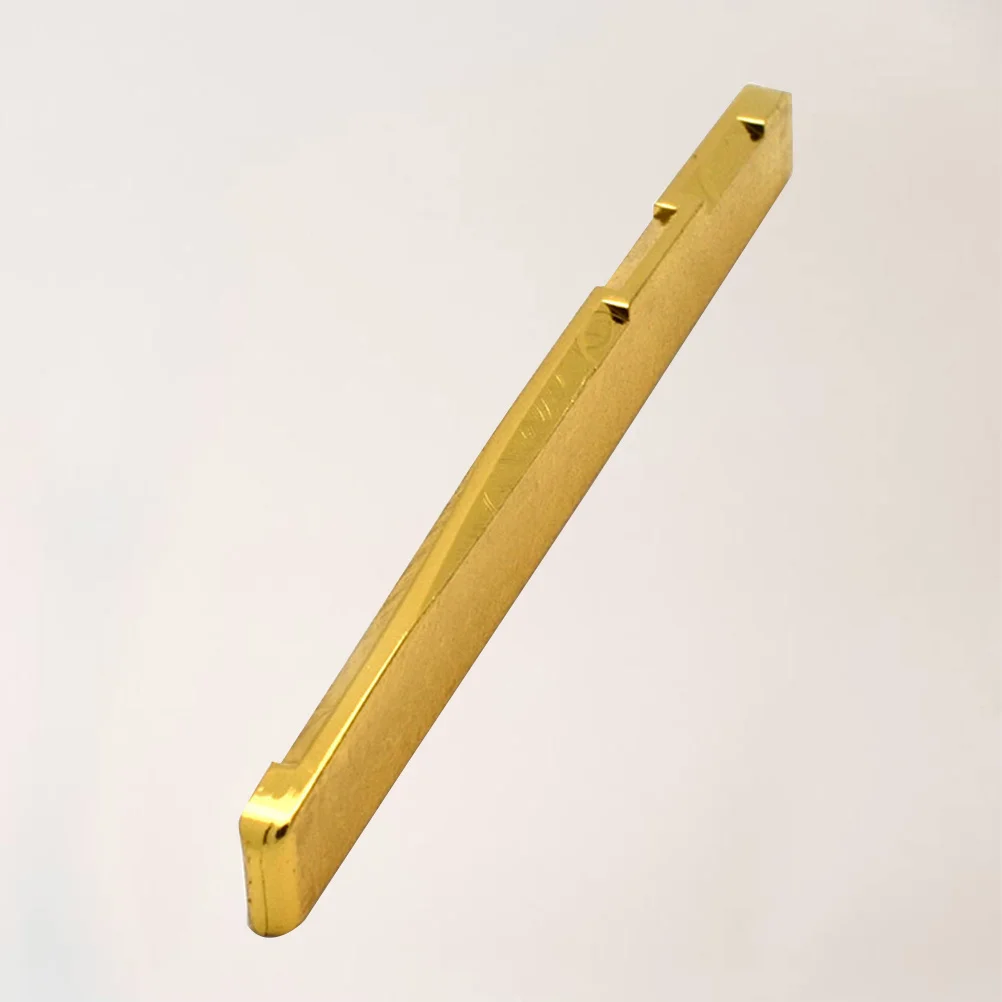 

76mm Guitar Brass Saddle Nut Durable Replacement Parts for Classical Folk Guitar Enhanced Tone Clarity Sustain