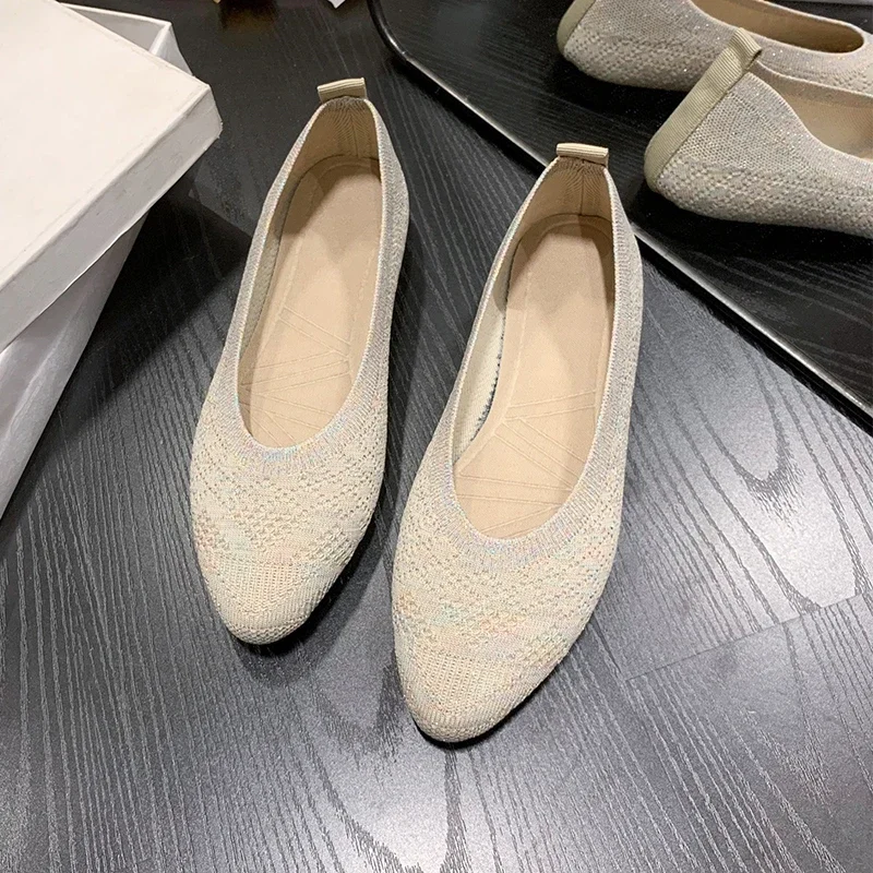 

Pop Spring And Summer New Fashion Versatile Mesh Shoes Women Breathable Mesh Shoes Soft Sole Temperament Shoes Women