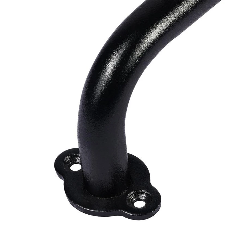 Gate Hardware Set Sliding Barn Door Handle Carbon Steel Material Easy Installation Grab Bar Modern Door Handle