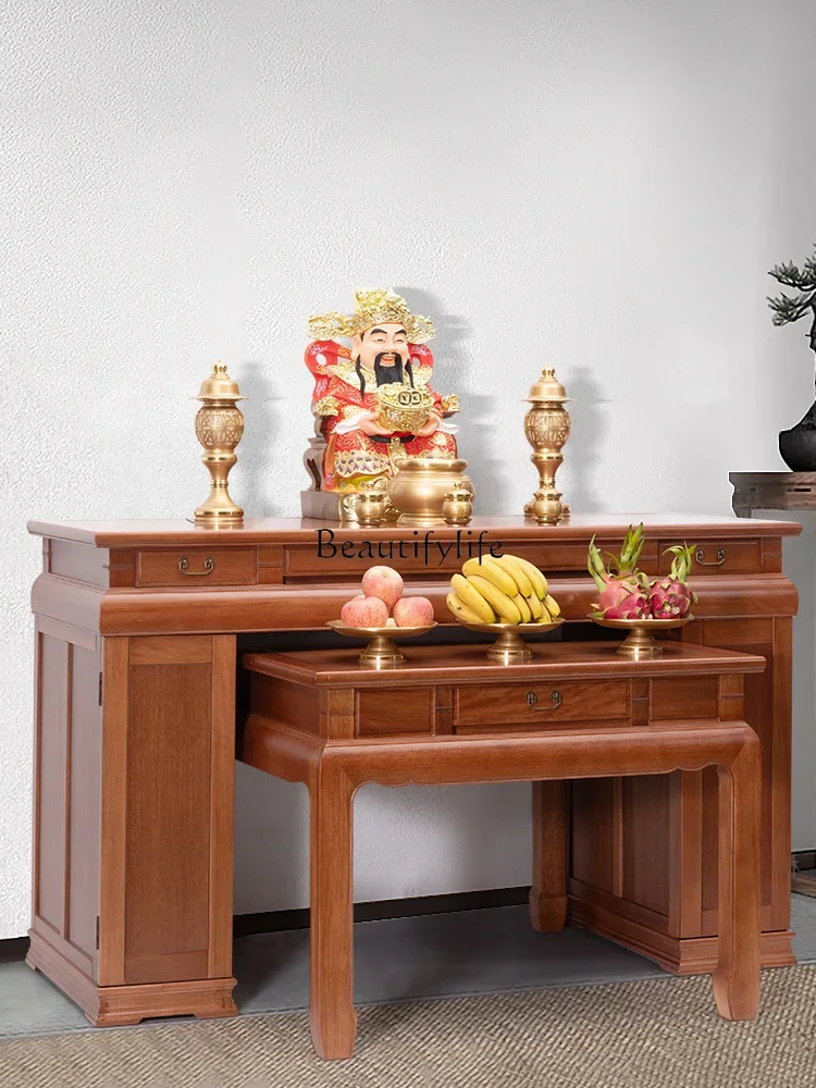 

jj Z.Offering incense at the table household Zhongtang Buddha table Guan Gongcai Shentai Bodhisattva Buddhist Hall Offering ince