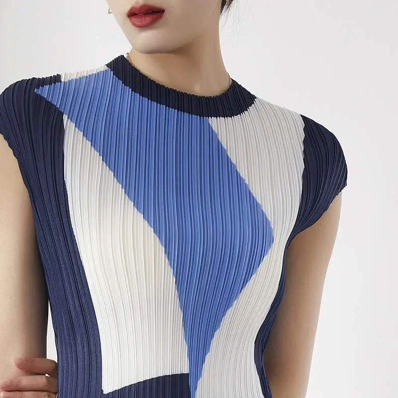 

Faion Pleated SlimFit Top for Women Summer New Split Cleanfit AllMa Ladies Tirt Linen Material a Sve Other Material 00