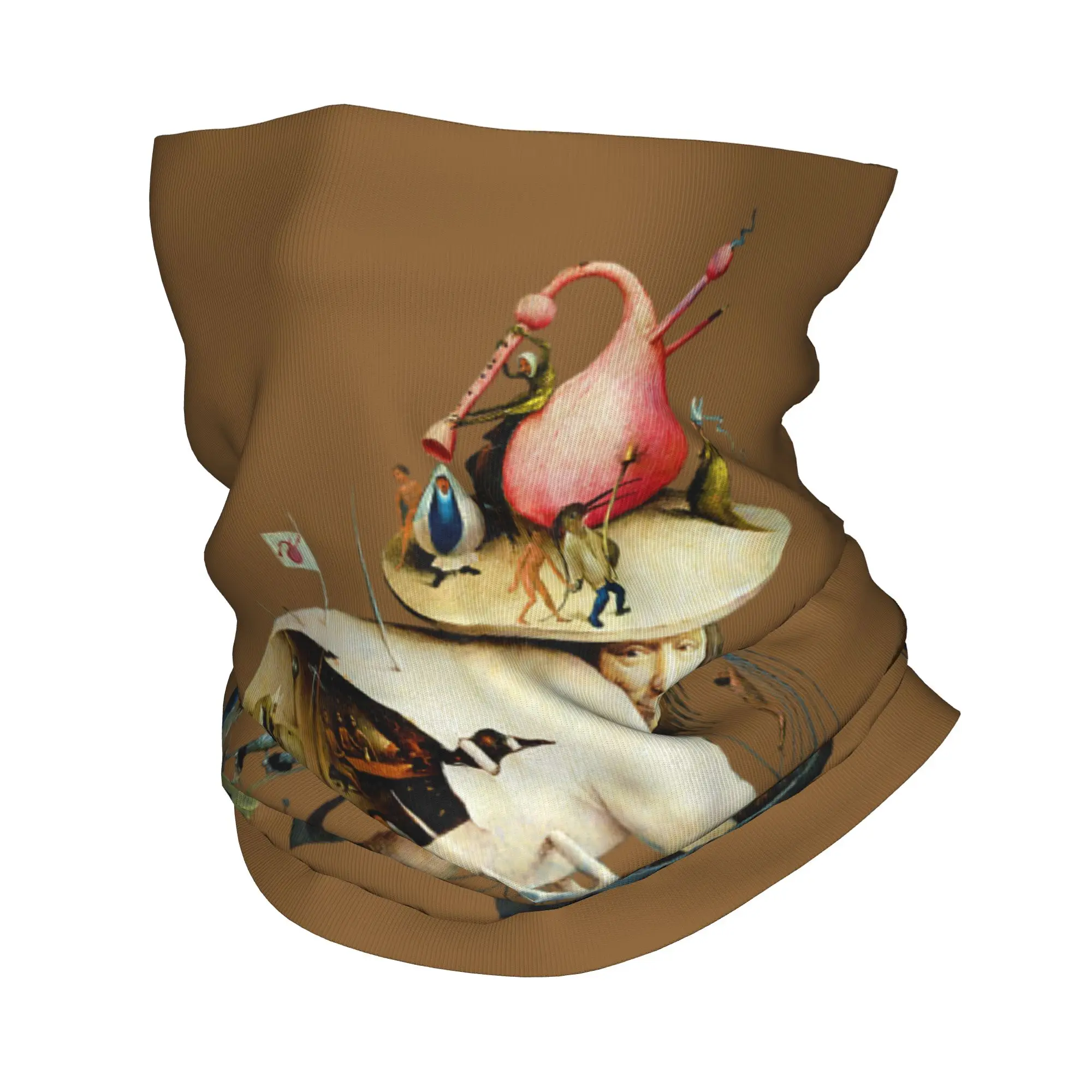 Hieronymus-Bosch Detail Garden of Earthly Delights Bandana Neck Gaiter Balaclavas Mask Scarf Multifunctional Headband Adult