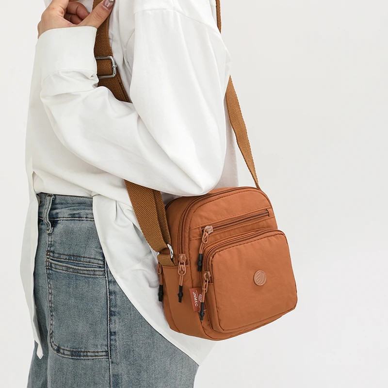 Leichte Oxford-Umhängetasche für Damen – Umhängetasche mit mehreren Taschen, ideal für Geschäftsreisen und Reisen – Detail 22