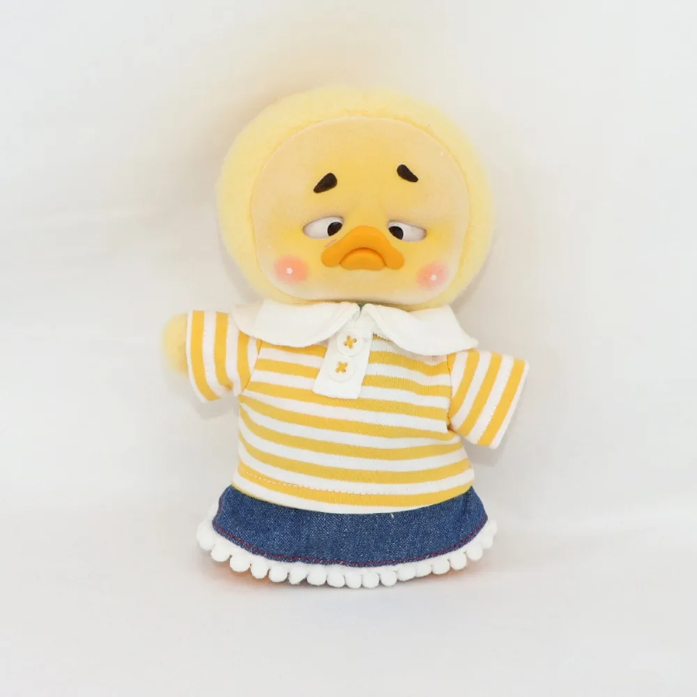 Upset Duck 15cm Annoying Duck Clothes Kawaii DIY Dress Up Handmade Doll Clothes Changing Dressing Game Cotton Doll