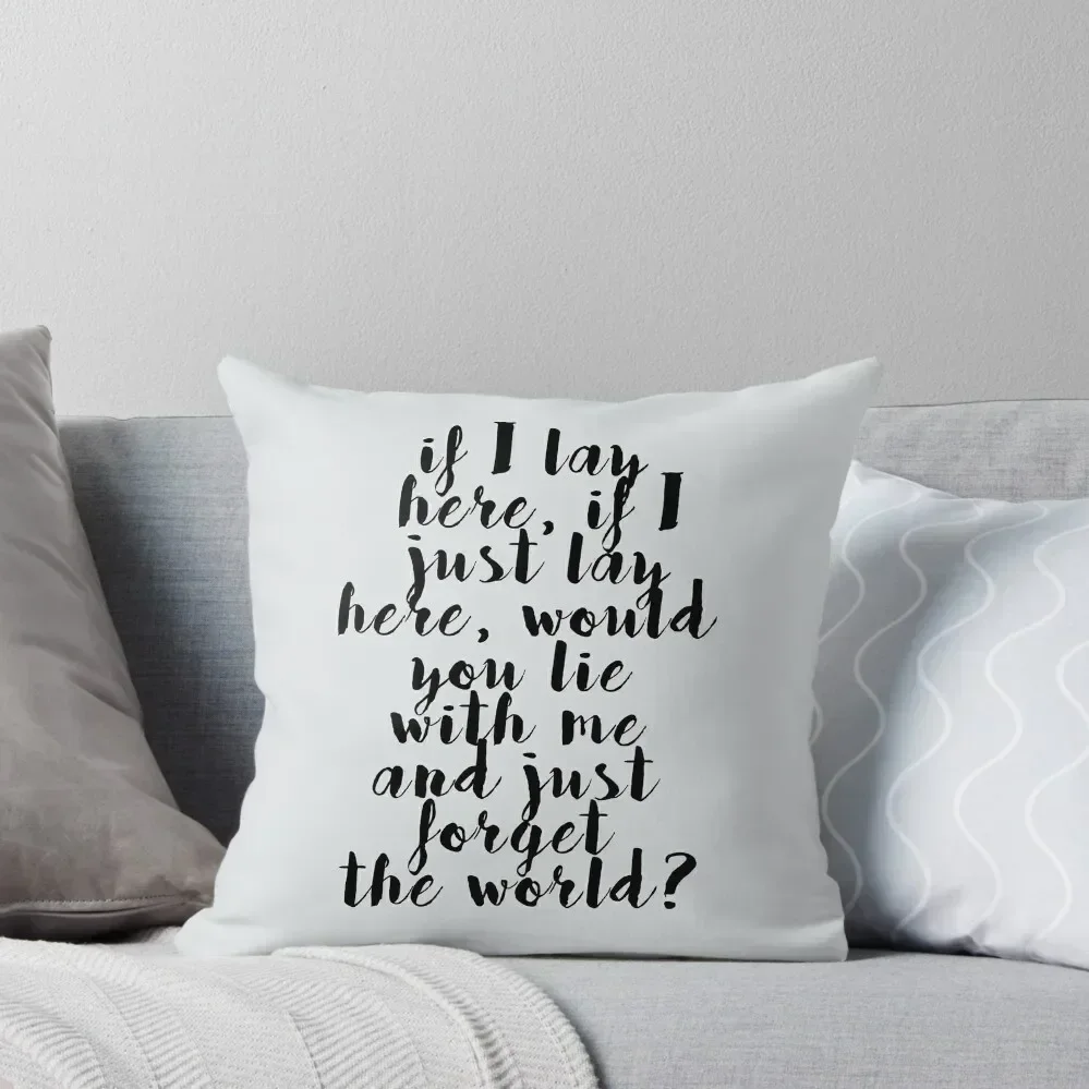 

If I lay here Throw Pillow covers for pillows Rectangular Cushion Cover Cushions Cover Pillow Decor pillow