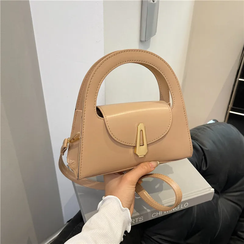 

Модная повседневная женская сумка, новая полукруглая сумка через плечо 2025 года, универсальные дорожные сумки через плечо в стиле ретро