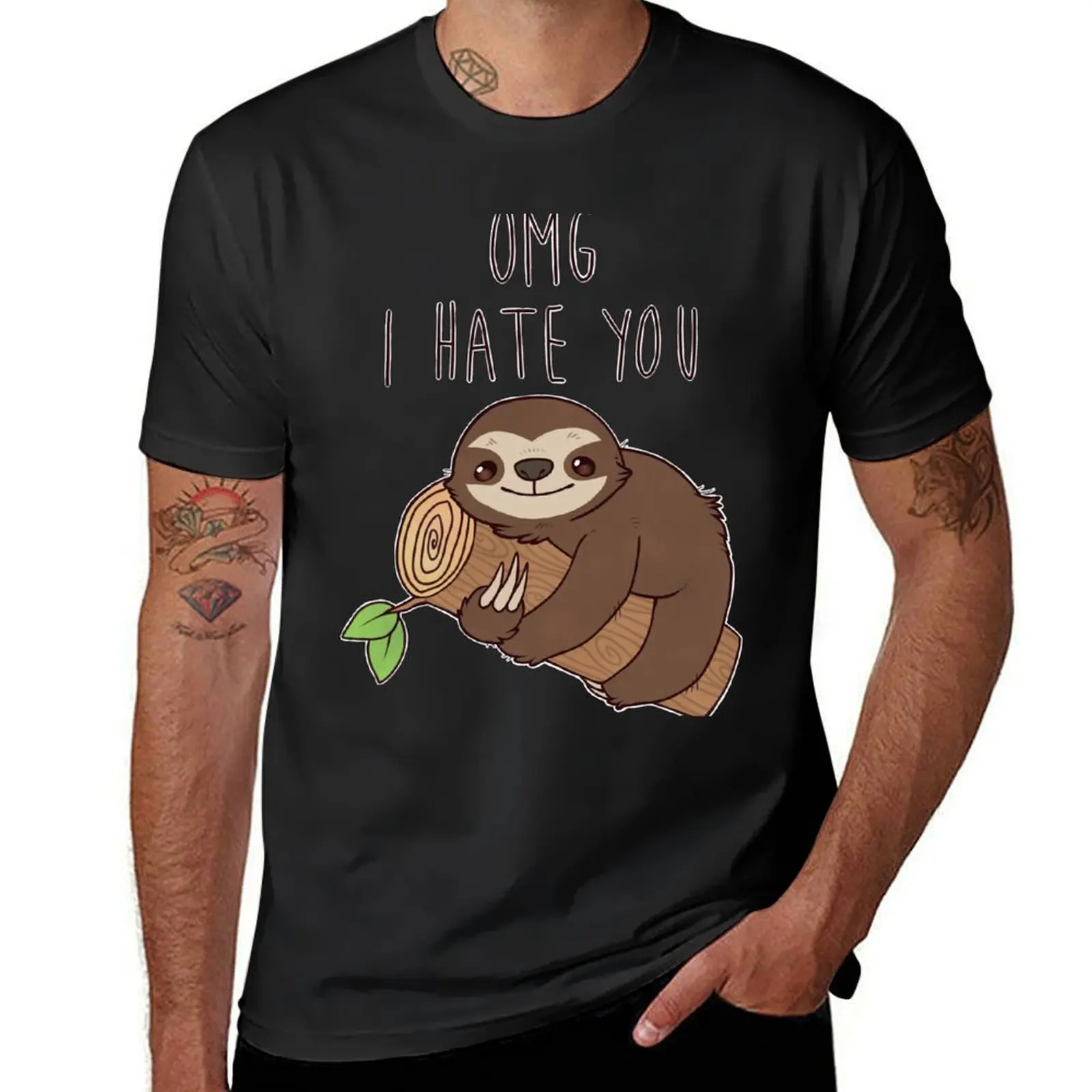 

Hate Sloth T-Shirt T-shirts man Louboutins summer 2025 mens t shirts pack