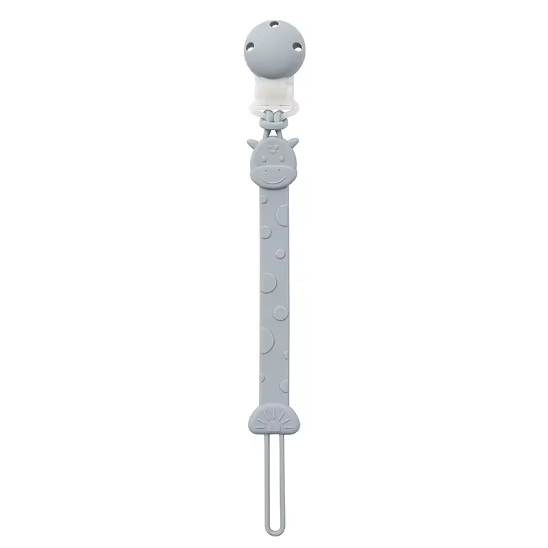 Silicone Pacifier Clips, BPA Free One-Piece Design Pacifier Holder for Baby Boy and Girl 3 Month+, Baby Accessories - Image 9