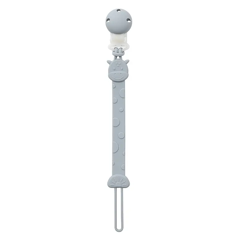 Silicone Pacifier Clips, BPA Free One-Piece Design Pacifier Holder for Baby Boy and Girl 3 Month+, Baby Accessories - Image 9