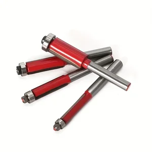 Premium -Holzbearbeitungs -Router -Bit -Set, weicher Schnitt für professionelles Finishing, vielseitige Trimm- und Detail -Kits, 4 PCs 8 Hauptverkaufstupia Drill für Bohrer - №4