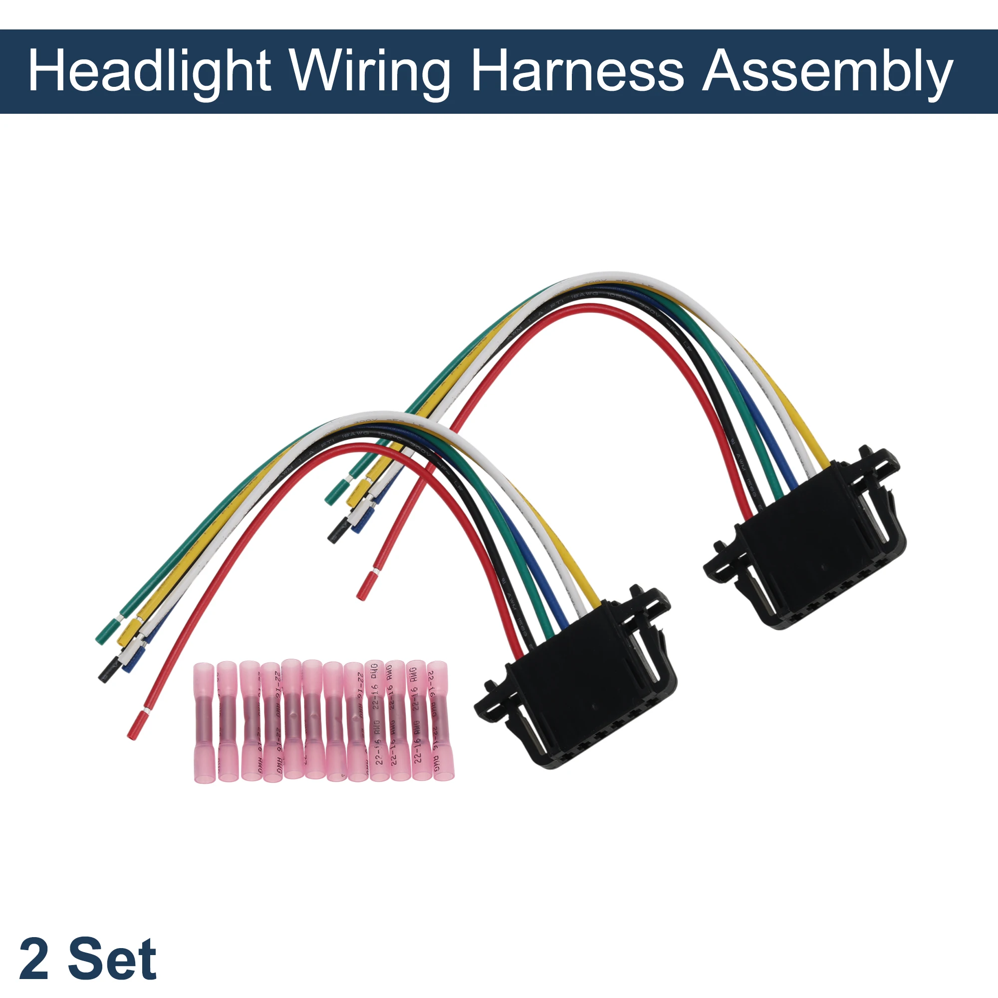 

X Autohaux No.3B0972706 Headlight Wiring Harness Assembly for Skoda Octavia III (5E3) 12-20
