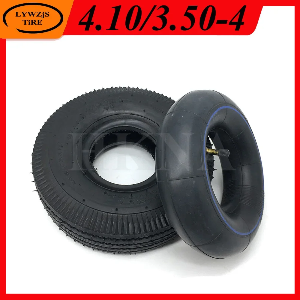 4.10/3.50-4 Tire High Quality Inner Outer Tube for Electric Scooter ATV Motorcycle Go Kart 10 Inch 4.10-4 3.50-4 Tyre