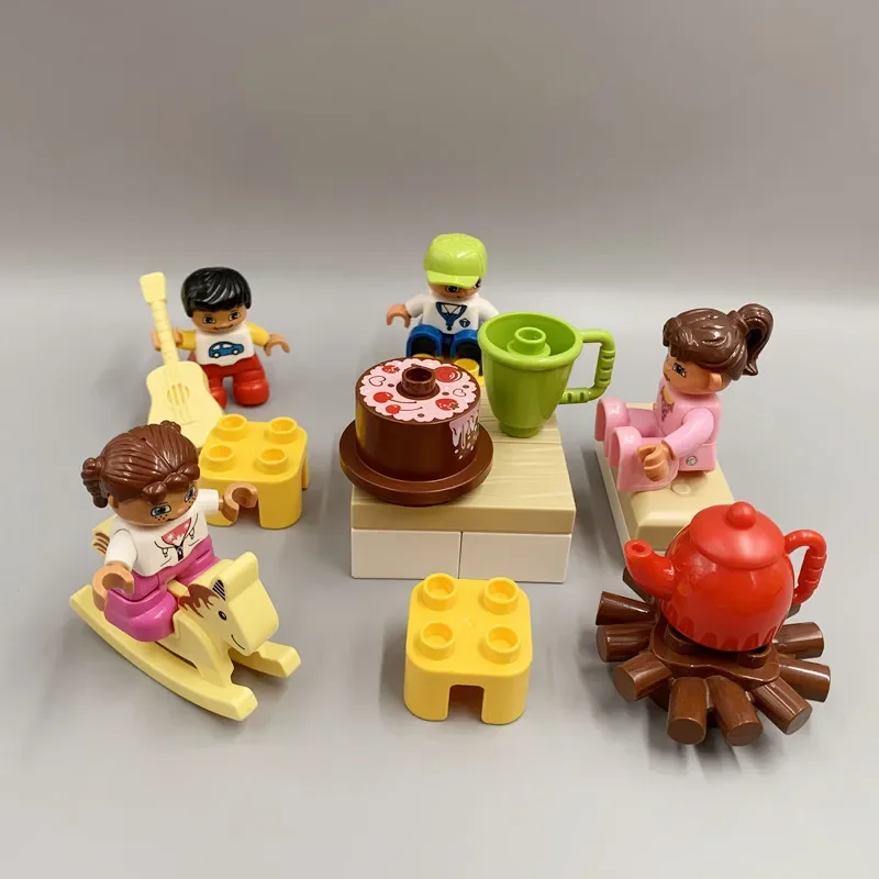 Bloques de construcción grandes para niños, accesorio para ensanchar silla de ruedas, Compatible con ladrillos grandes, ensamblar, niños, niñas,