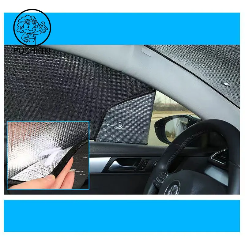 For Geely Emgrand 4th 2022 2023 2024 Reflective Car Windshield Window Sun Shade Visor Shield Cover Suction Car Sunshield Curtain