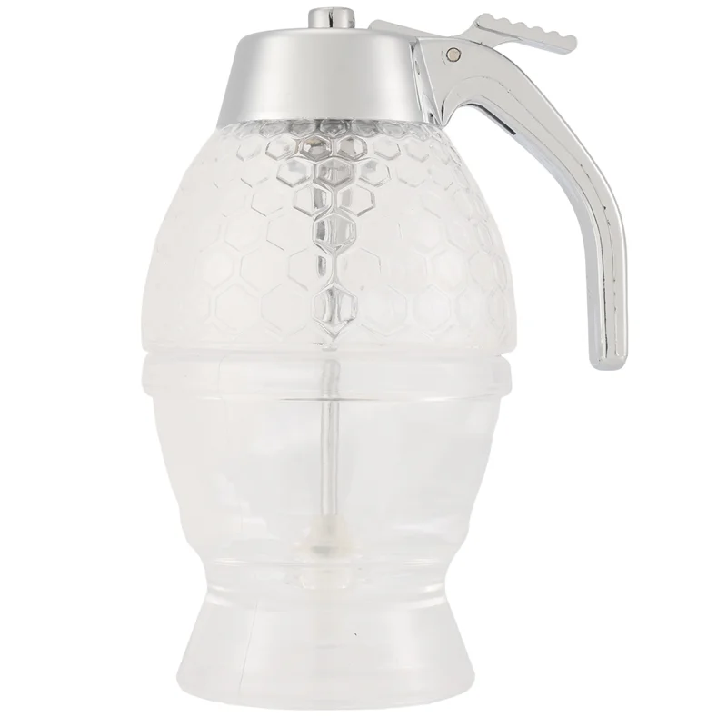 موزع عسل ABPP، حاوية سكر شراب بالتنقيط بدون حامل، وعاء عسل جميل على شكل مشط، حاوية سكر شراب