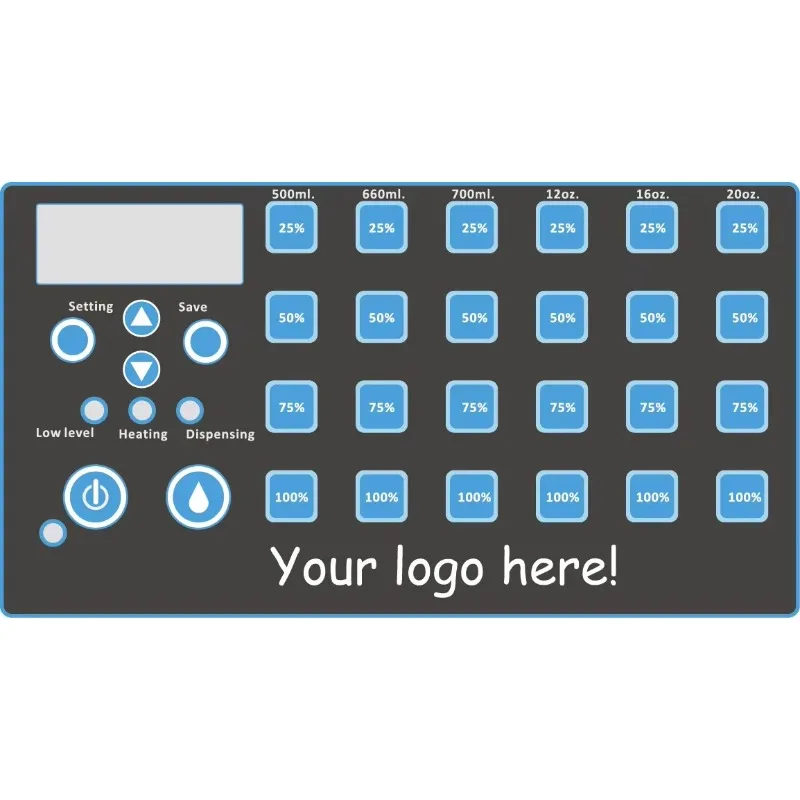 Pump driven Fructose Syrup Dispenser Equipment For Watery Syrup