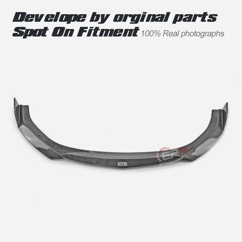Wisdom Workshop Compatible with Subaru New BRZ ZD8 Carbon Fiber Modification Parts TOMS Style Front Lip Small Su view 3