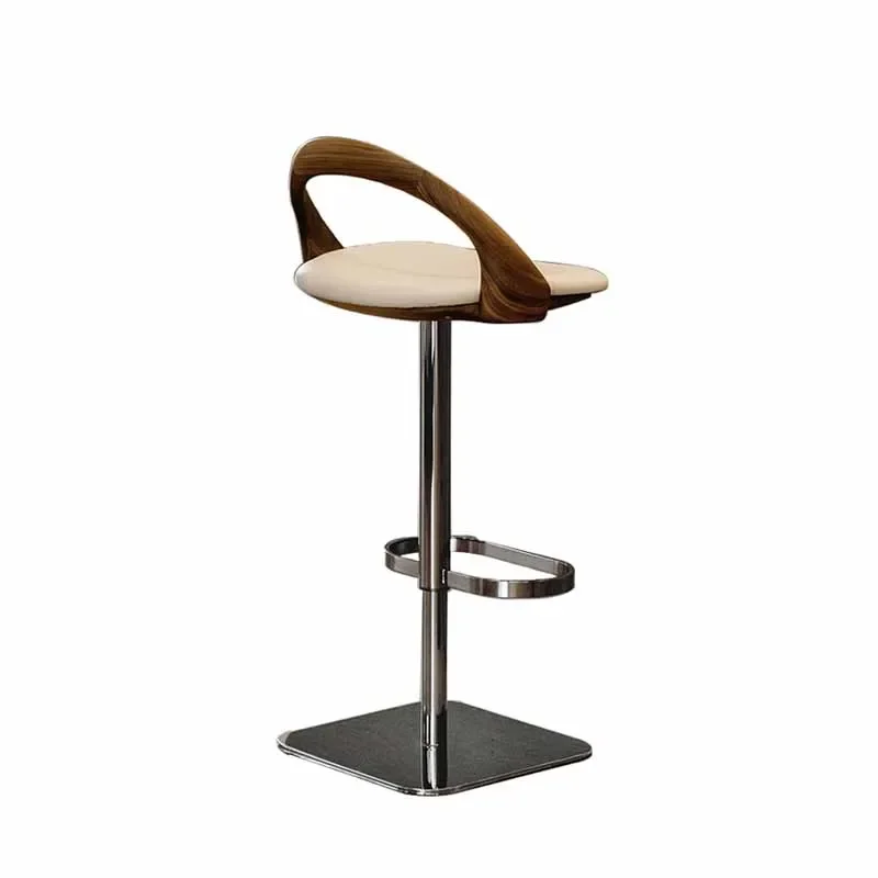 Krzesla-silla giratoria de lujo minimalista para oficina, mueble suave y moderno para Bar, comedor, cafetería, salón, ergonómico