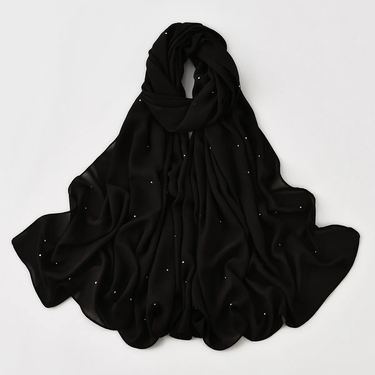 

New Solid Color Scarf Muslim Hijab Women Chiffon Scarves Shawl Wrap Turban Veil Bandanas Headband Bufanda Foulard Turbante Mujer