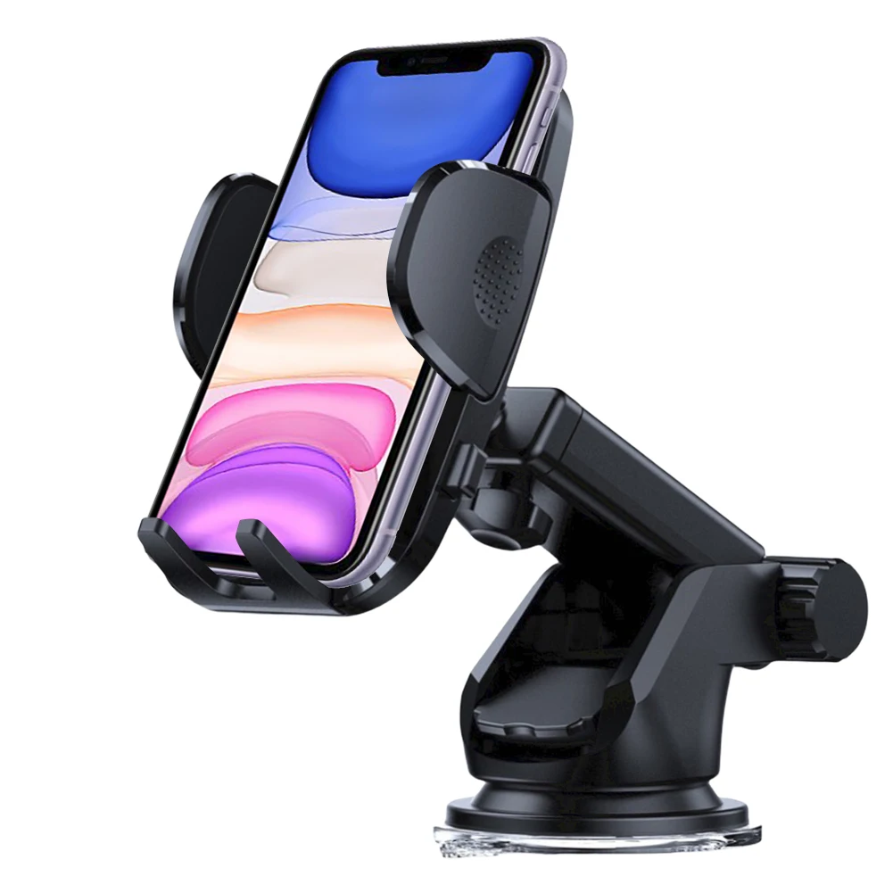 

Car Dashboard Phone Mount Telescopic Car Phone Holder Mount Stand with Suction Cup 360 Rotating for 5-9CM Width Phones Navigator