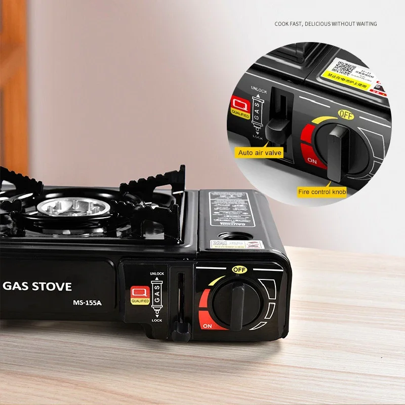 Cassette Gas Stove Outdoor Camping Cassette Stove Portable Picnic Gas Furnace Hot Pot Barbecue Cooker