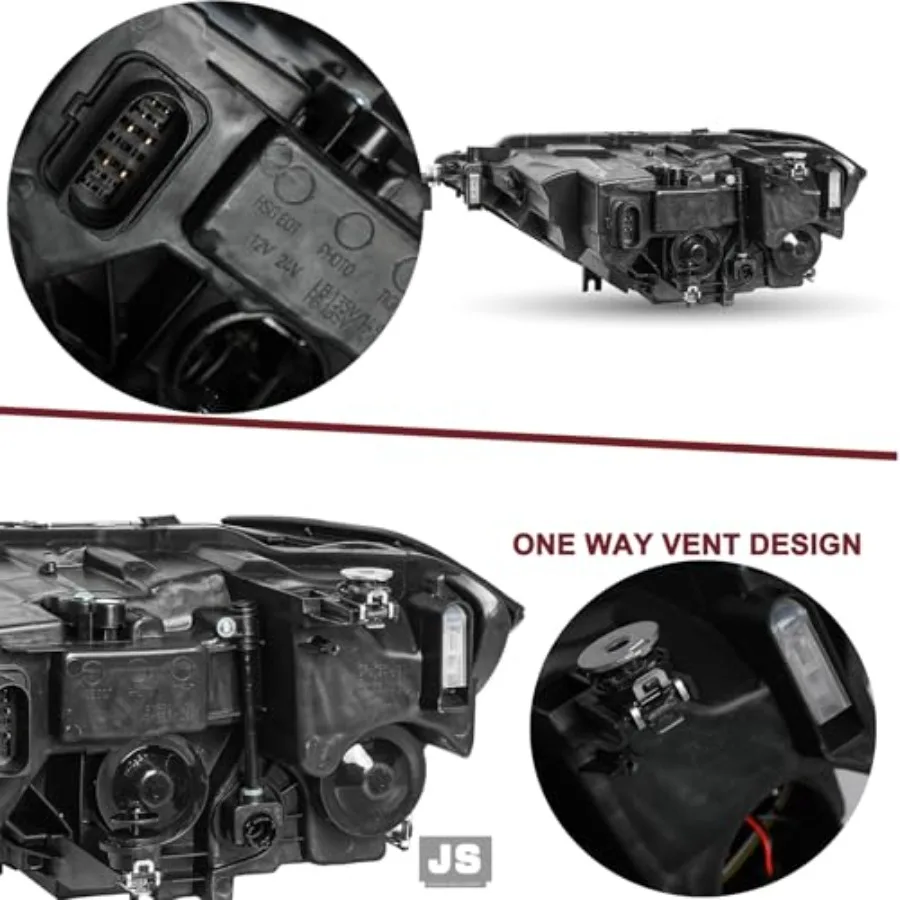 مجموعة مصابيح أمامية LED للجري النهاري العالمي لـ 20192023 Volkswagen Jetta الجانب الأيسر للسائق متوافق مع NonProjec