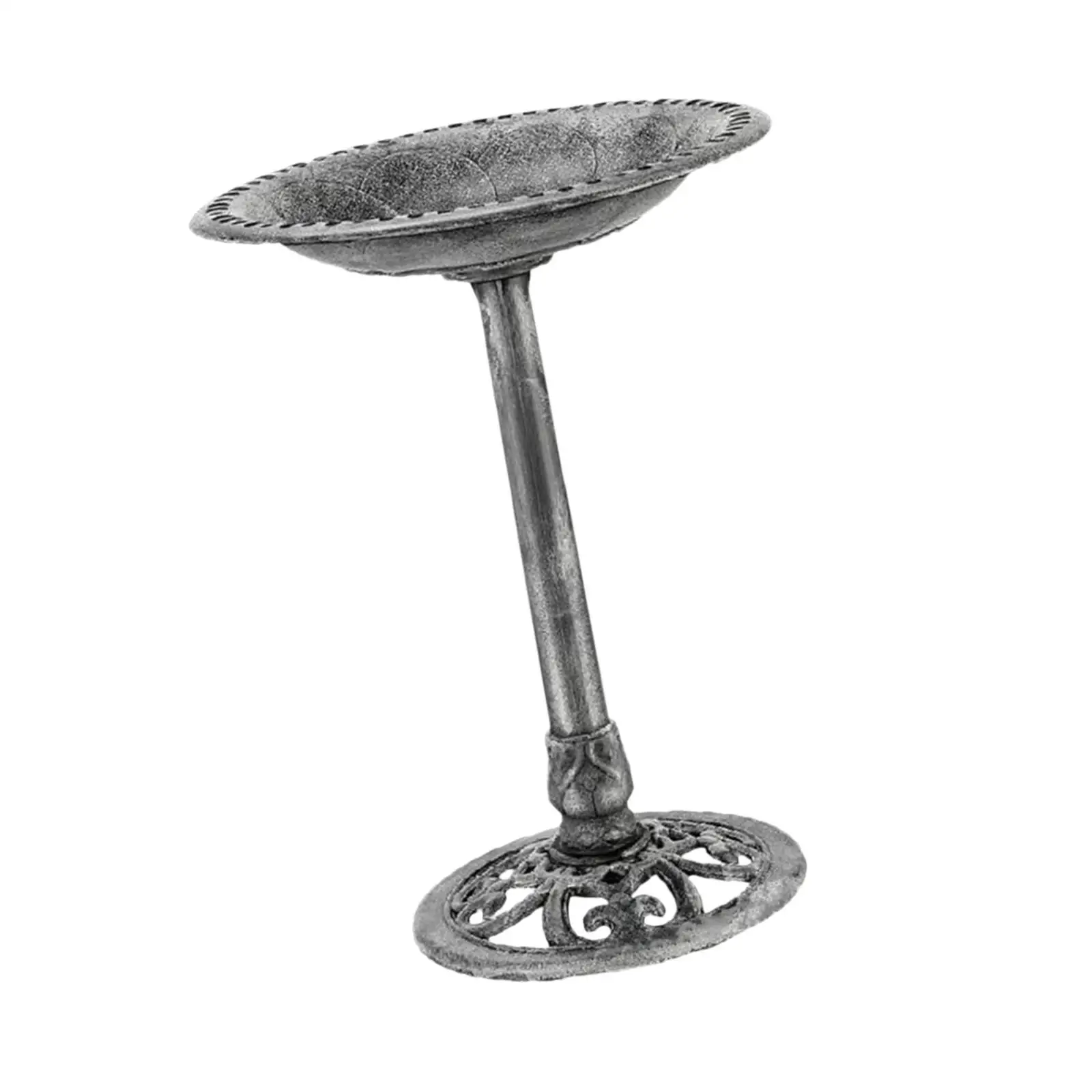 Pedestal Birdbaths Weather Resistant Bird Lovers Gifts Vintage Style Lawn Lightweight Patio Bird Feeder Garden Decor Yard Statue