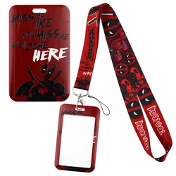 YQ977 Cool Anti-hero Man Keychain Lanyard Fashion Phone Strap ID Card Badge Holder Anime Cartoon Neck Strap Rope Key Cord Lariat