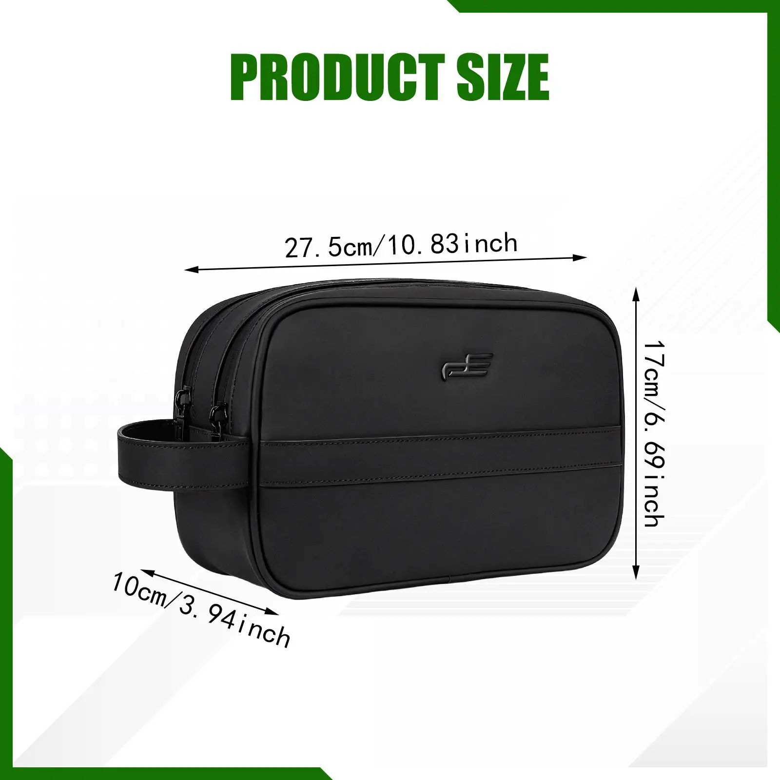 

Premium Golf Handbag Durable PU Leather Caddy Pouch for Golf Accessories for Men Women Outdoor