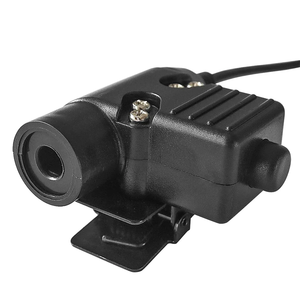 Taktischer U94 PTT Kenwood/Telefonstecker-Adapter für Peltor Comta/SordinTactical Headset Jagd und Schießen Baofeng UV-5R VU82 Radio