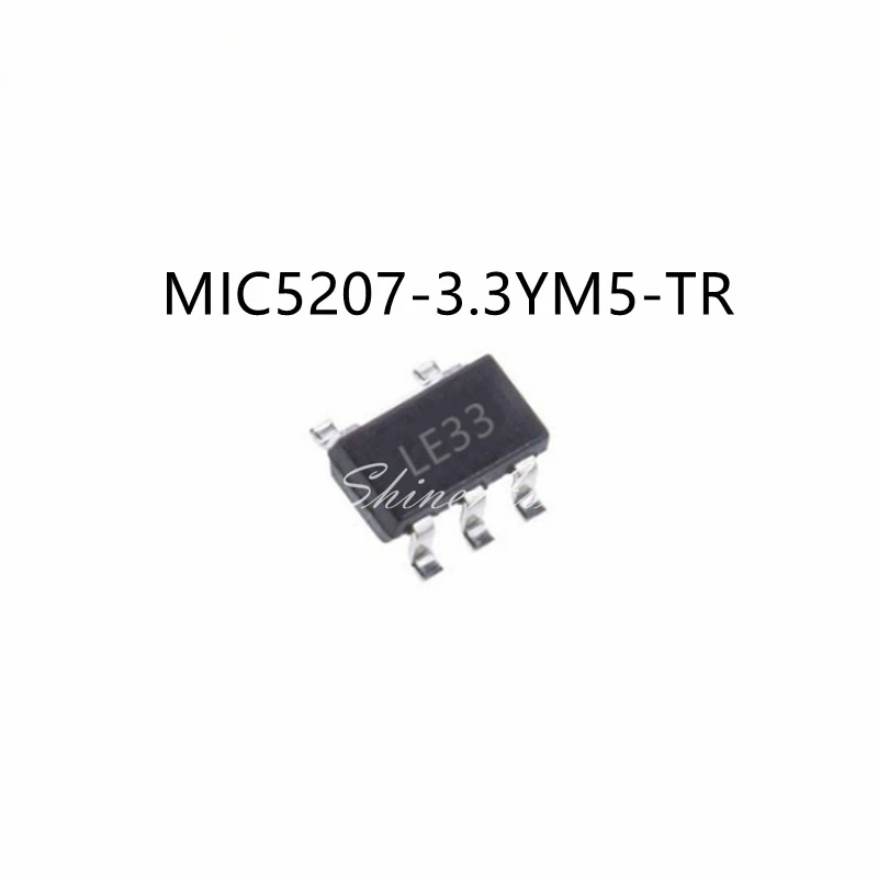 

10PCS MIC5207-3.3YM5-TR LE33 MIC5207-4.0YM5-TR LE40 MIC5207-5.0YM5-TR LE50 MIC5207YM5-TR LEAA SOT23-5 New Original