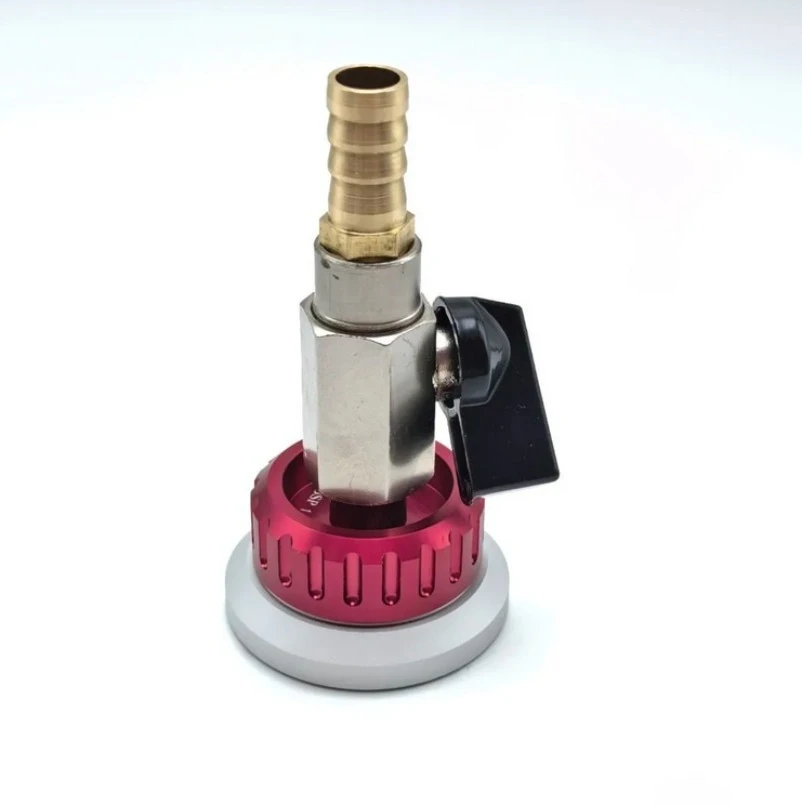 Boquilla de válvula de vacío, conector de bolsa de vacío reutilizable de metal autosellado para proceso de vacío Prepreg, infusión de resina de fibra de carbono