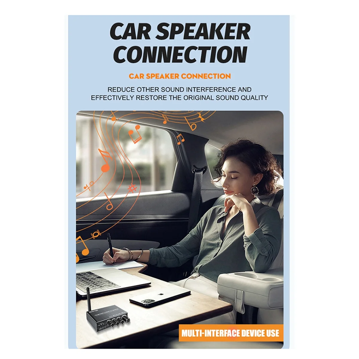 DAC Bluetooth 5.3 Audio Receiver Digital to Analog Converter 3.5mm AUX/RCA/Coaxial/USB U-Disk Karaoke Wireless Adapter