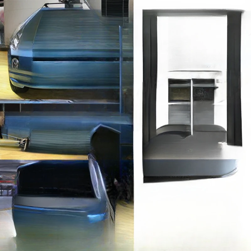 

For Land Rover Freelander 2 L359 Surround Kit Front and Rear Bumper Lower Guard Plate Headlight Car Modification Parts