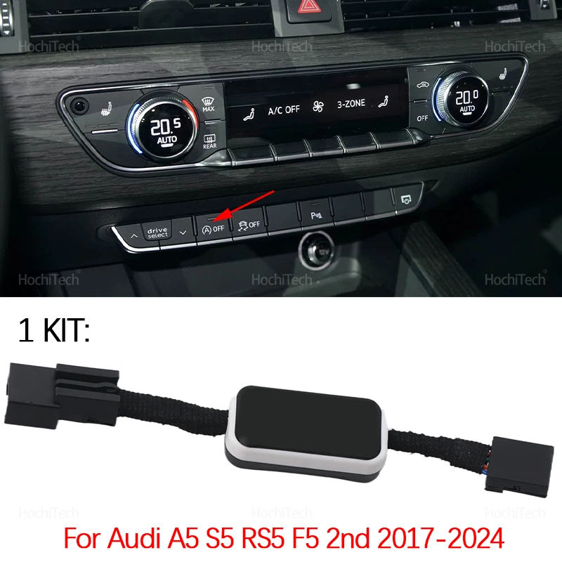 Disabler Démarrage/Arrêt Auto Pour Audi Q5/SQ5 FY, A5/S5/RS5 B9, A4/S4/RS4 B9, Q7 4M (2016-2023) – Plug & Play